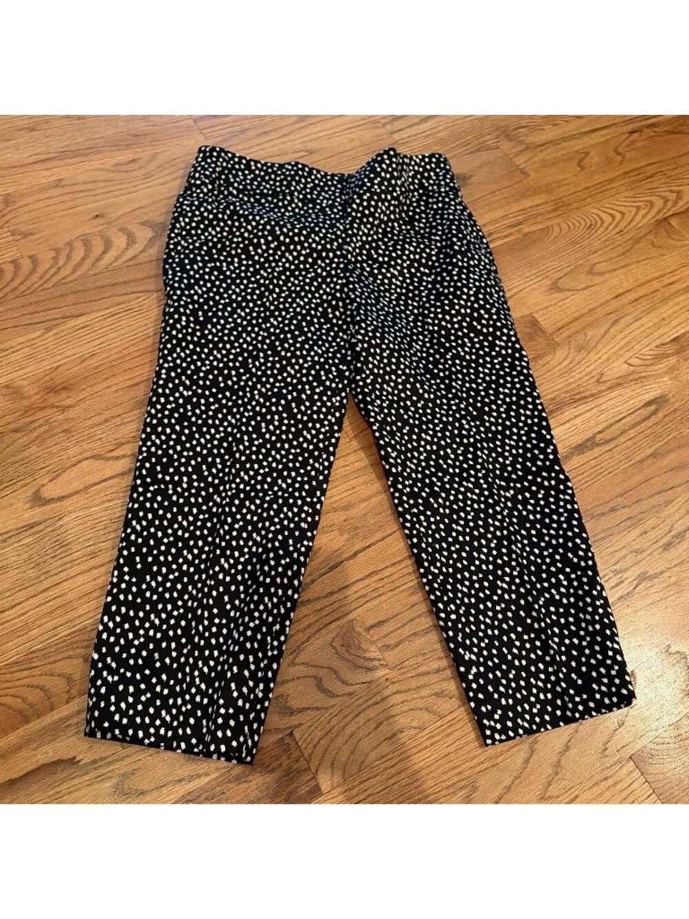LOFT WOMENS BLACK WHITE MARISA PANTS SIZE 2 PETITE NEW CROPPED